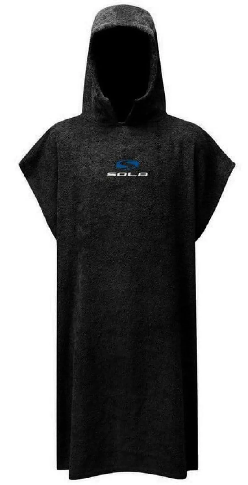 Sola Towel Robe Teen Black